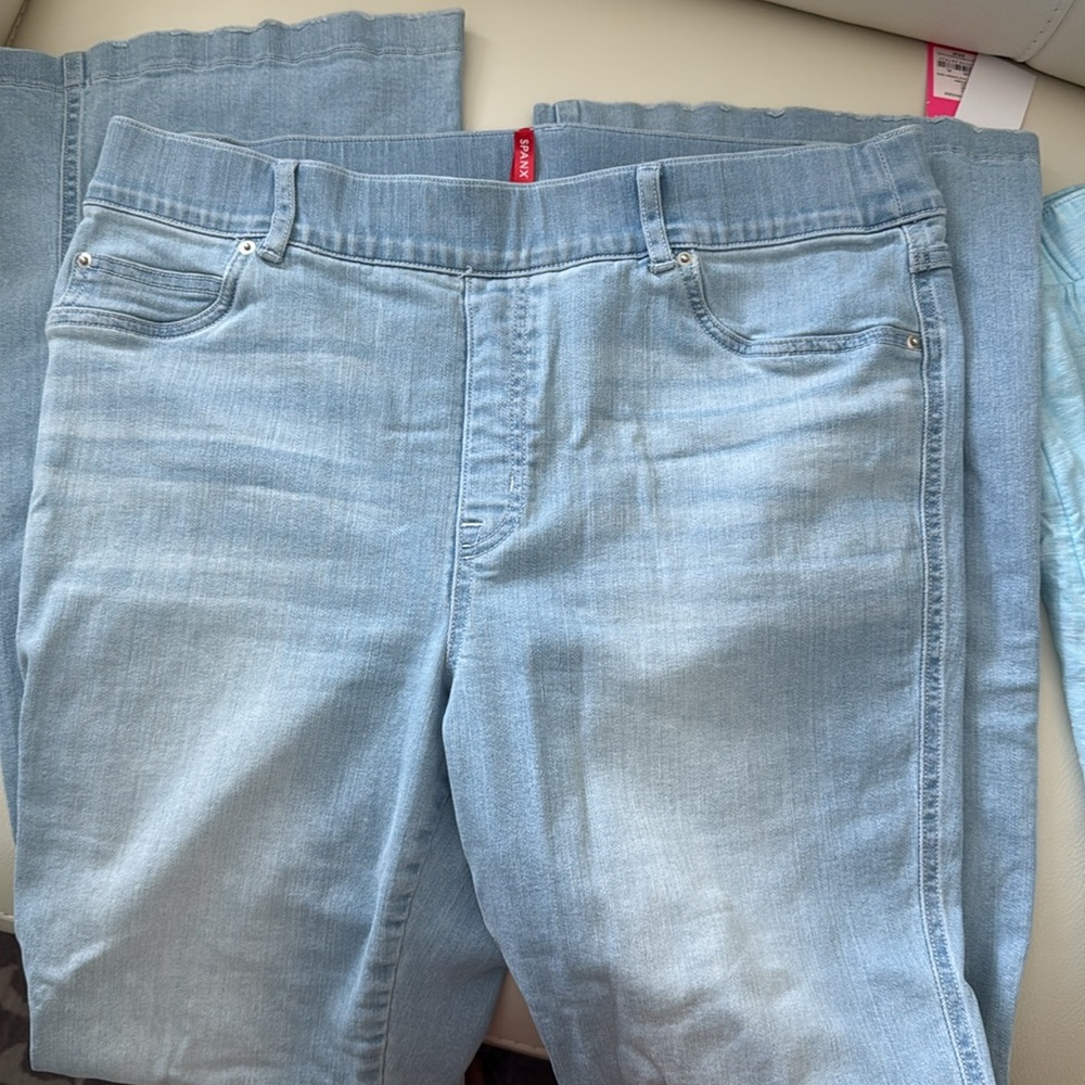 Spanx Light Blue Denim flare Jeans